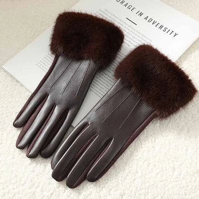 St. Claire Faux Fur Cuff Gloves