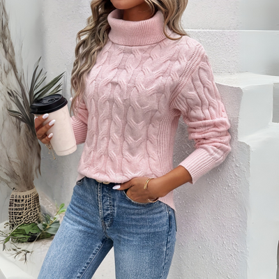 Amelia - Chic and Stylish Turtleneck Sweater