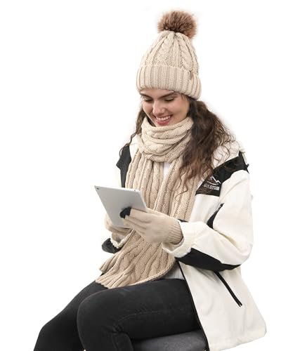 Winter Elegant hat-scraf-gloves set