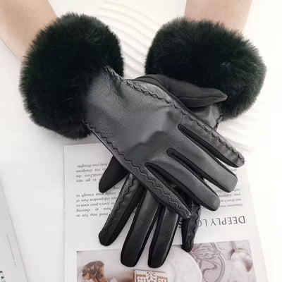 Aurora Mink Fur Gloves