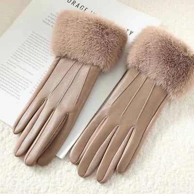 St. Claire Faux Fur Cuff Gloves