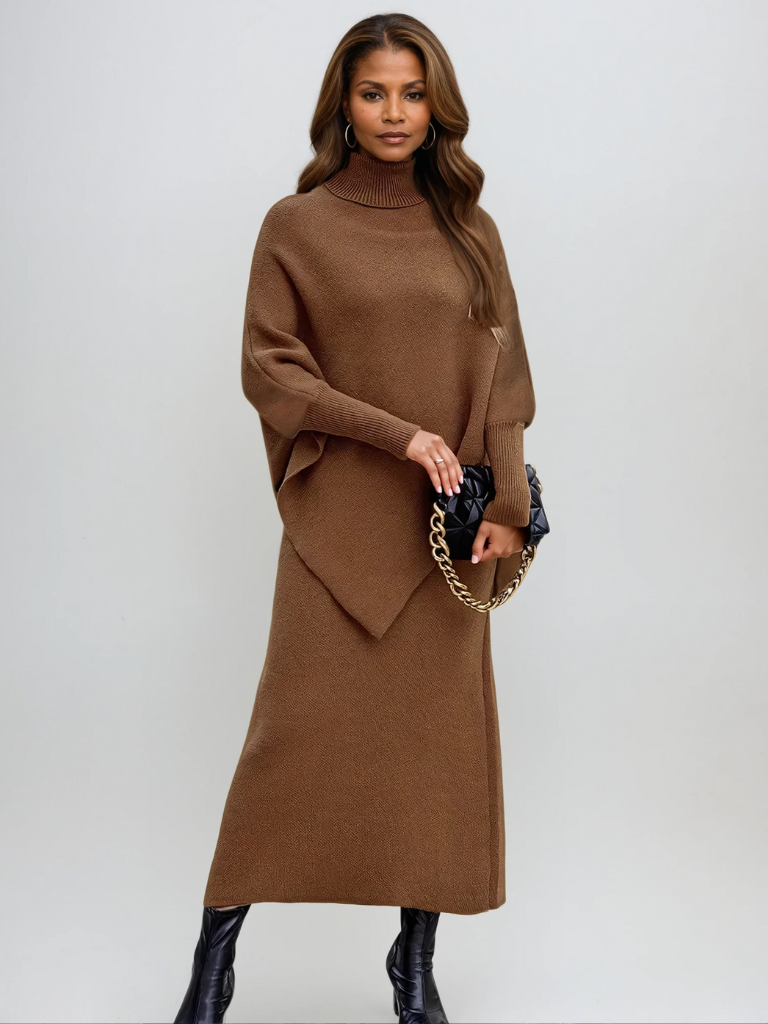 Deborah | Knit Sweater &amp; Skirt Set 