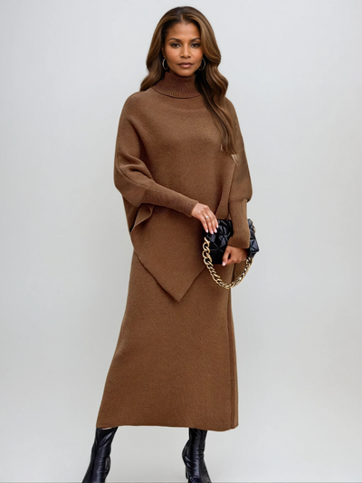 Deborah | Knit Sweater &amp; Skirt Set 