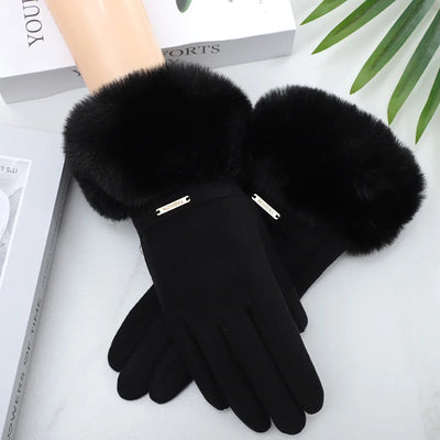Siberian Aurora Fur Gloves