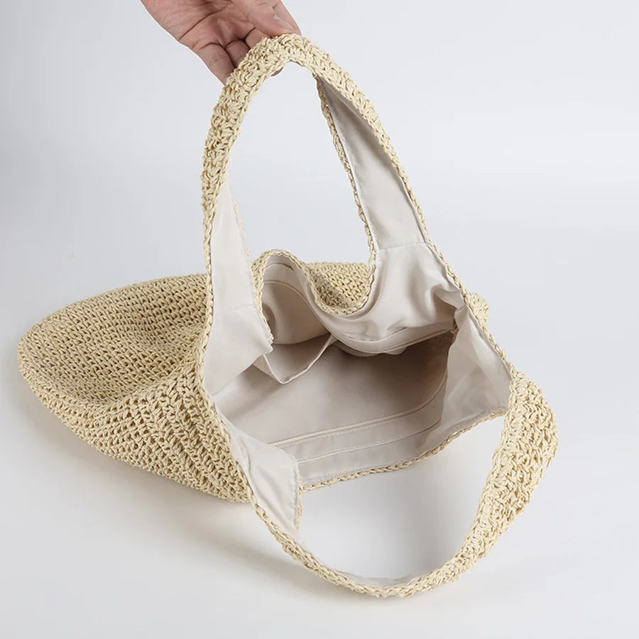 Ashley | Chic Rattan Shoulder Bag