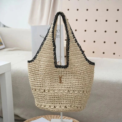 Aurel | Minimal Straw Handbag