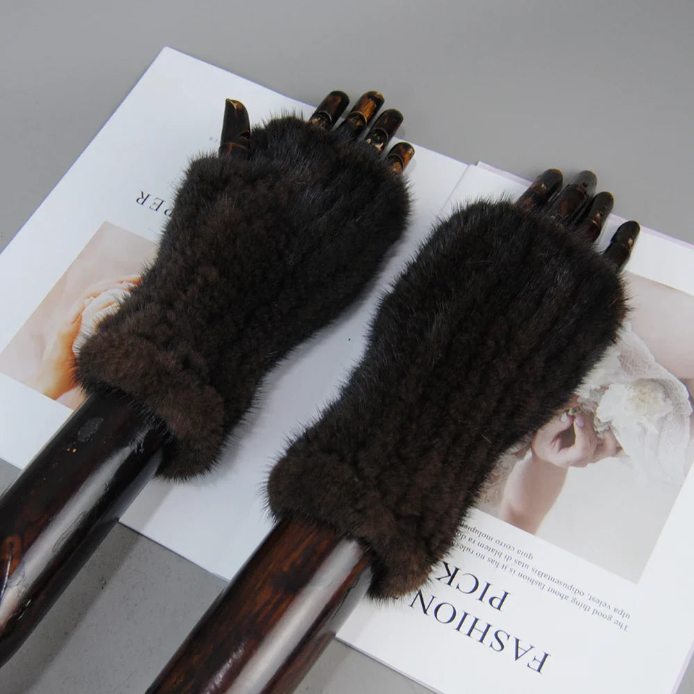 Liorana™ | Mink Fur Gloves
