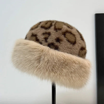 Amarah™ | Leopard Print Fur Hat