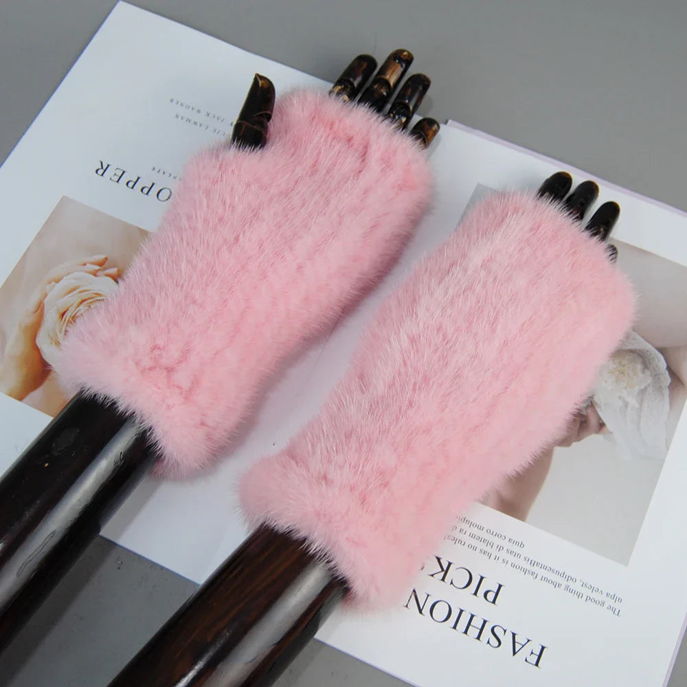 Liora™ | Mink Fur Gloves