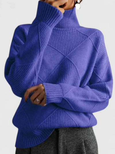 Tiffany | Geometric Knit Sweater