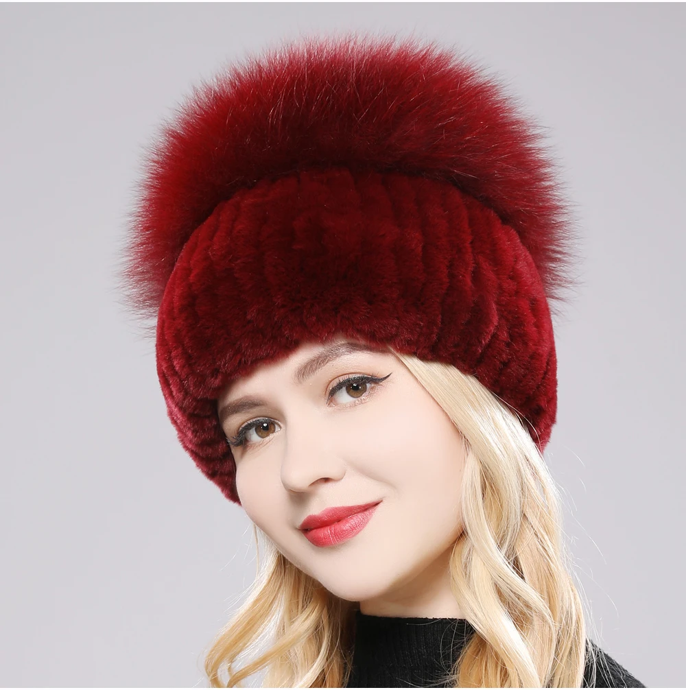 Giovanna Fox Fur Beanie