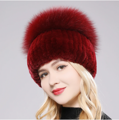 Giovanna Fox Fur Beanie