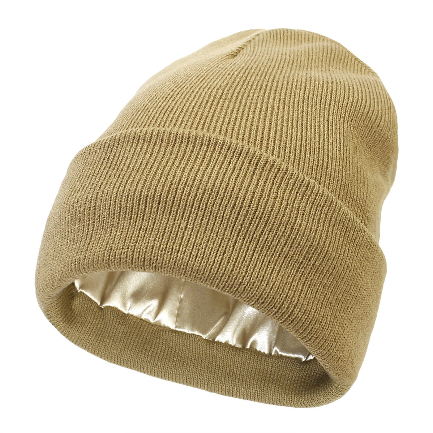 Satin-Lined Luxe Beanie – Winter Warmth, Hair-Friendly Elegance
