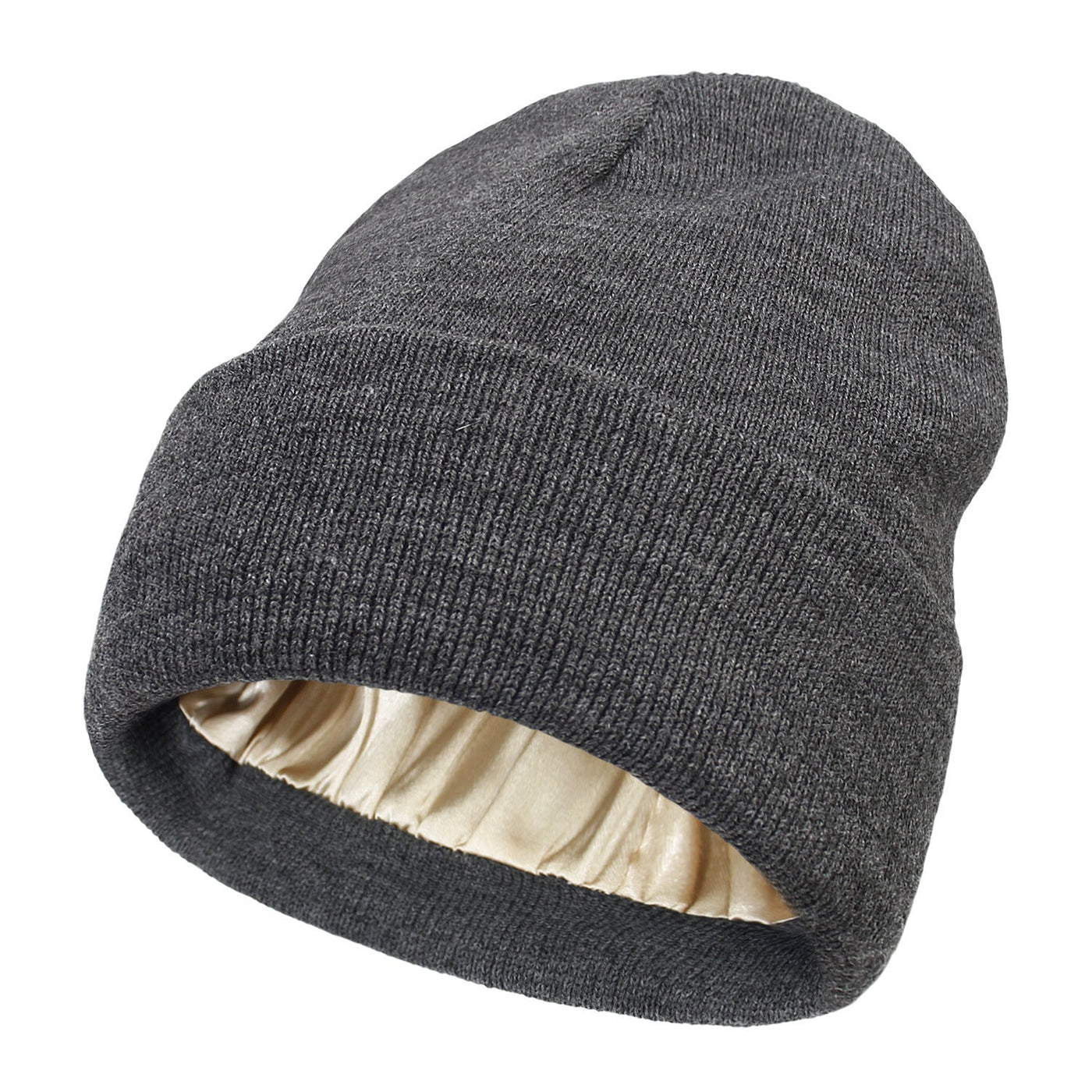 Satin Lined Luxe Beanie – Winter Warmth, Hair-Friendly Elegance