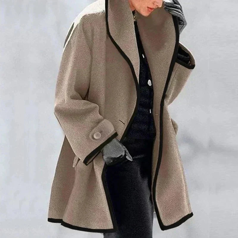 Isabelle | Elegant Contrast Coat