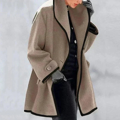 Isabelle | Elegant Contrast Coat