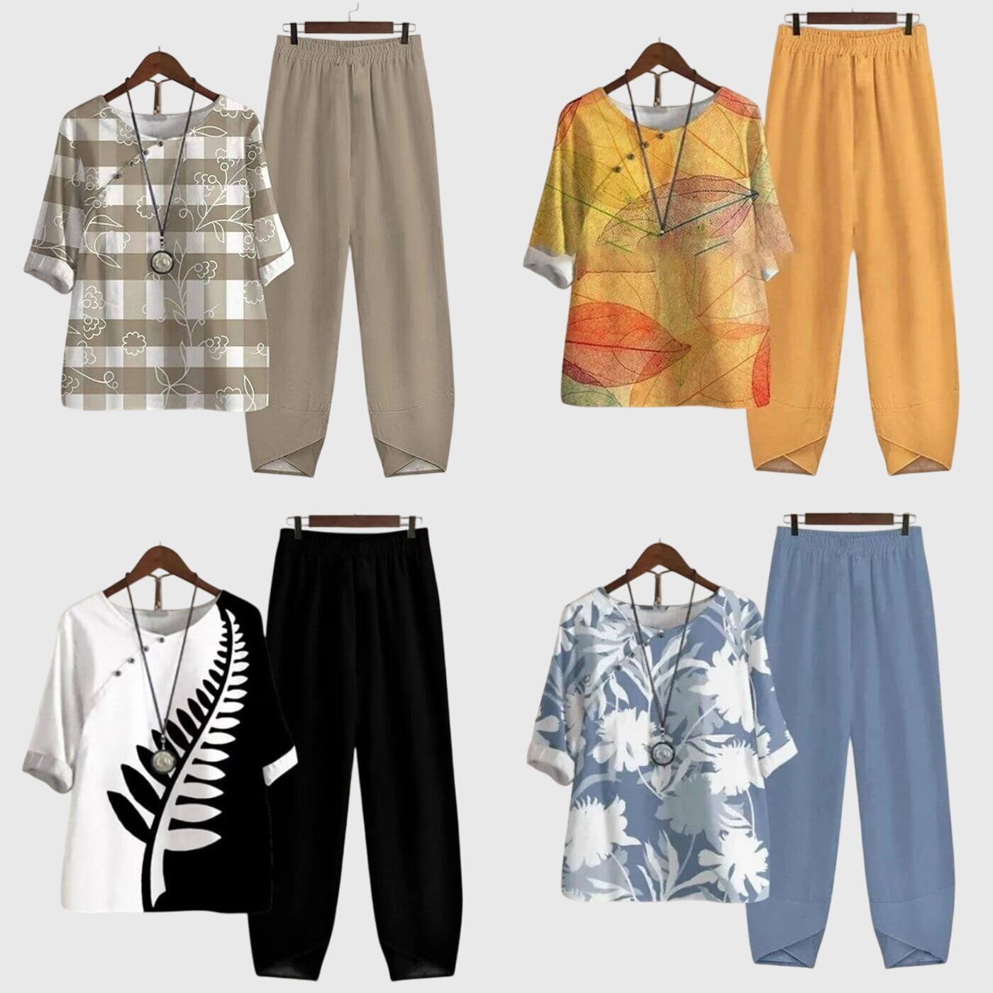 Natalia | Comfortable Artistic Print Set