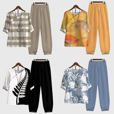 Natalia | Comfortable Artistic Print Set