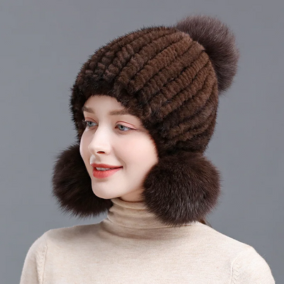 Lumière Fur Beanie