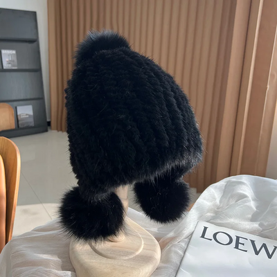 Lumière Fur Beanie
