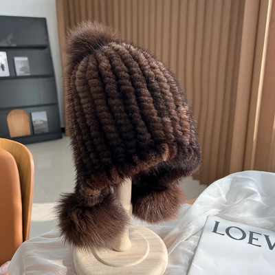 Lumière Fur Beanie