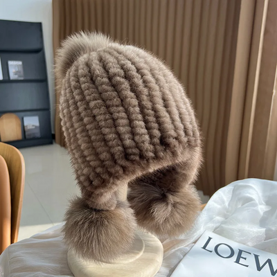 Lumière Fur Beanie