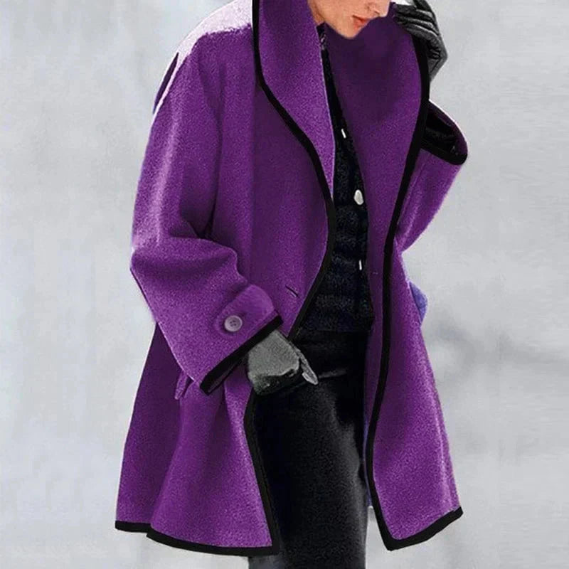 Isabelle | Elegant Contrast Coat