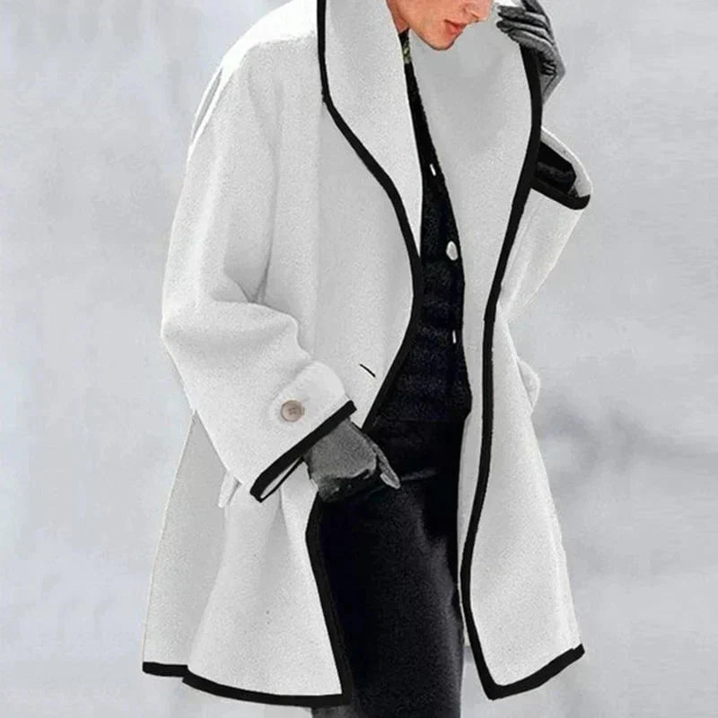 Isabelle | Elegant Contrast Coat